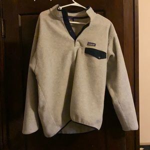 Patagonia snap synchilla fleece size large